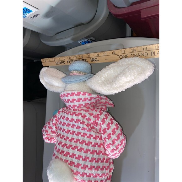 KAREN DIDION Cottontail Collection Mr. Easter Blue Bunny Rabbit Spring 26" Tall - Picture 14 of 14